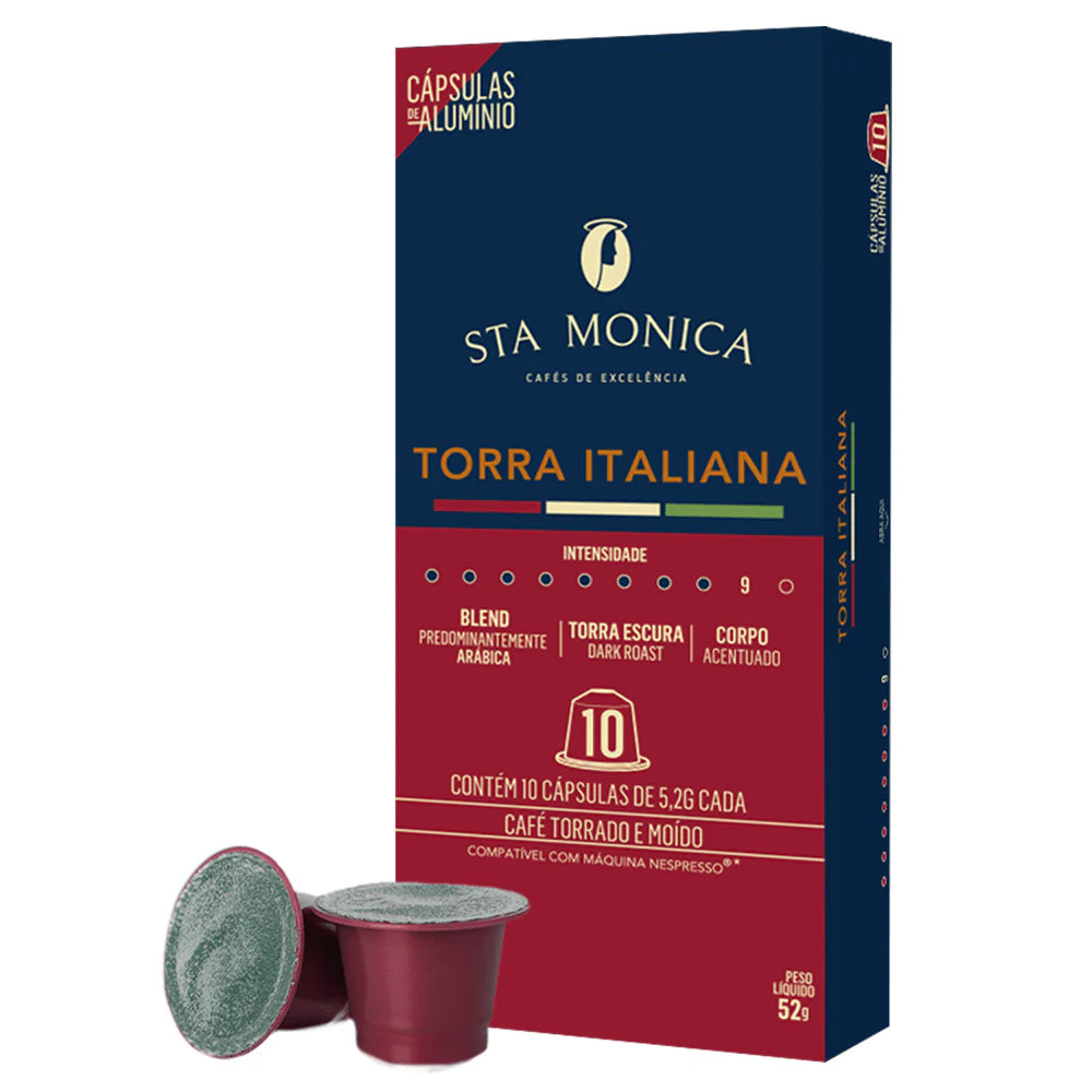 Café Cápsulas Torra Italiana c/ 10 Und Nespresso
