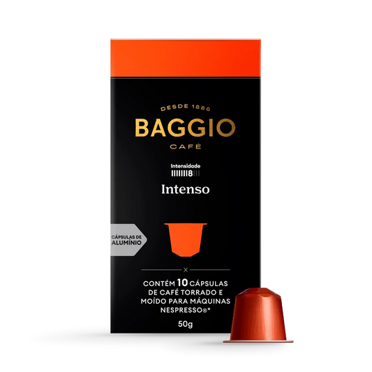 Baggio Intenso - 10 Cápsulas p/ Nespresso*